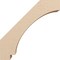 Ekena Millwork 5-inch W x 18-inch D x 18-inch H Imperial Rough Cedar Woodgrain TimberThane Knee Brace, Primed BRCUR05X18X18IMPRCPR - alternate 6